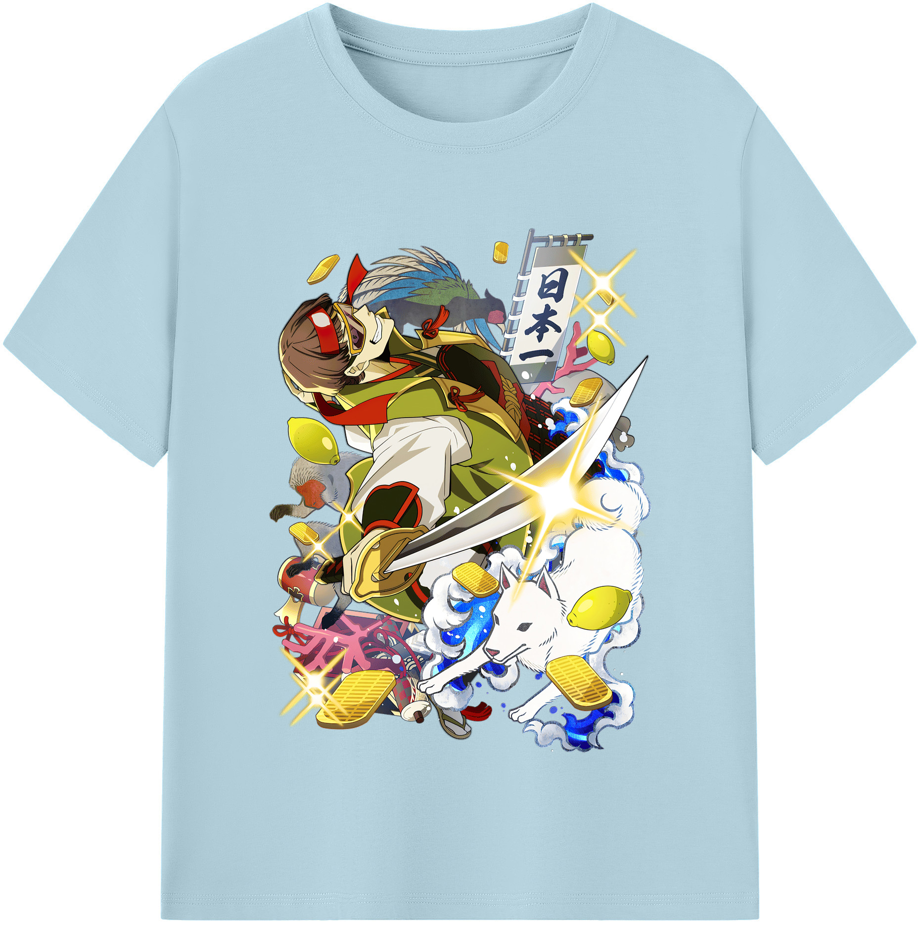 （画像用） 文豪ストレイドッグス Bungo Stray Dogs 綿100％半袖Tシャツ（フロントプリント）
